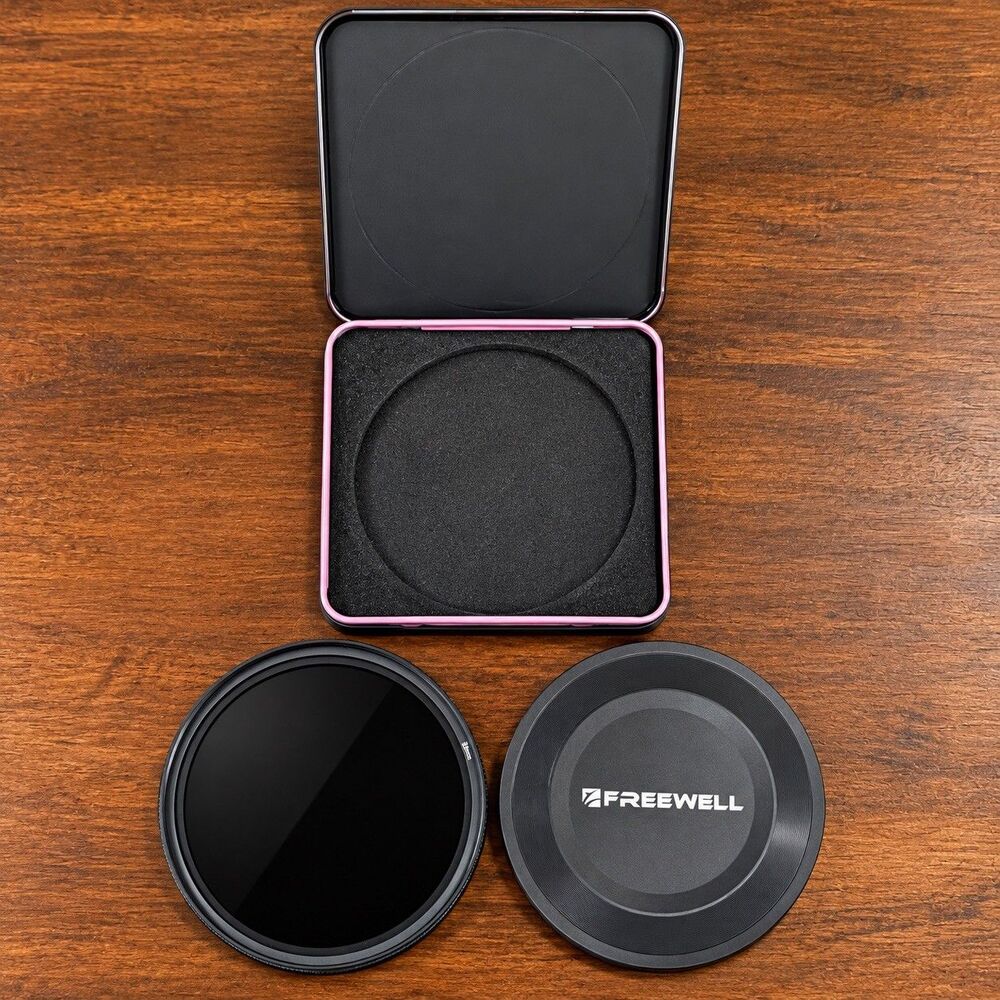 Freewell Variable ND 2-5 Stop 82mm Circular Camera Lens Filter w/ Magnetic Cap